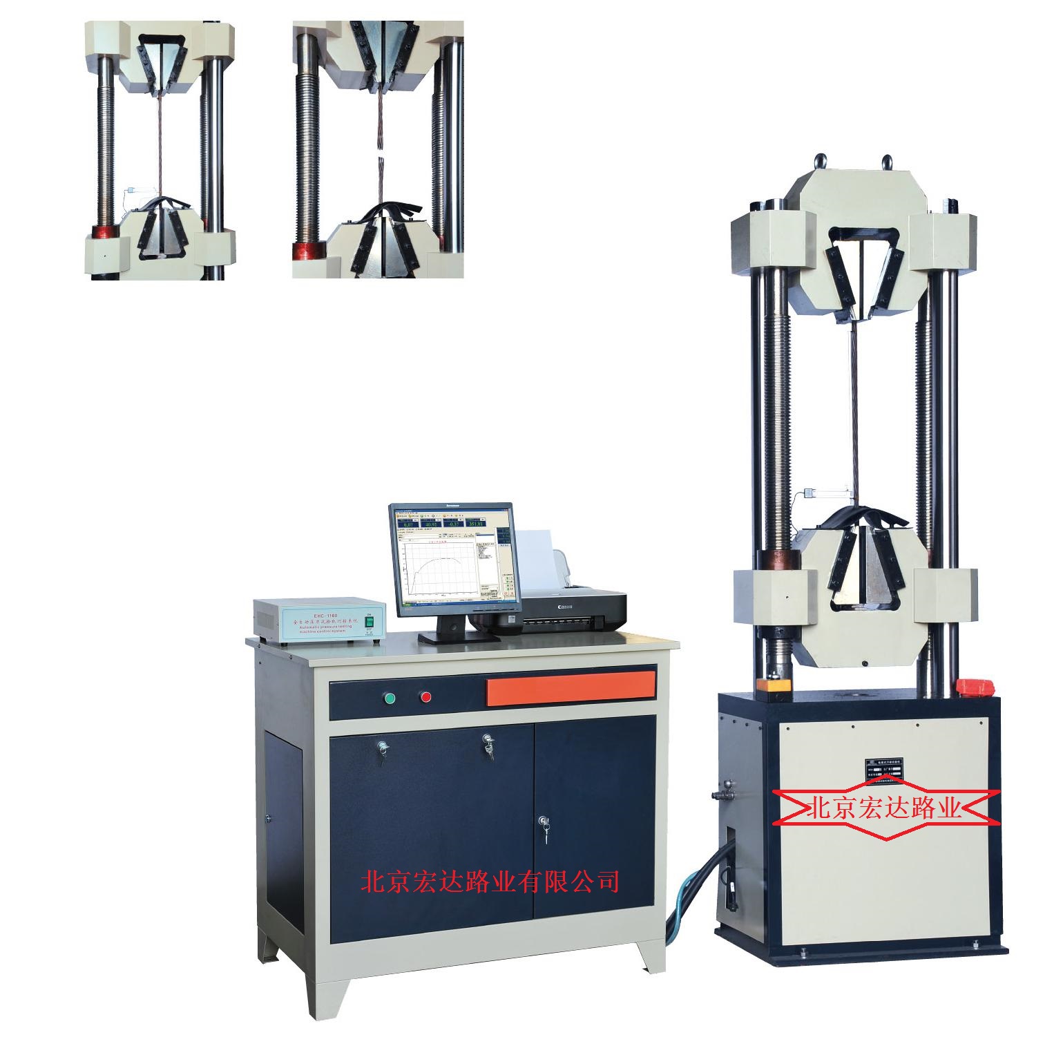 GWA-600B微機(jī)電液伺服鋼絞線專用試驗(yàn)機(jī)結(jié)構(gòu)